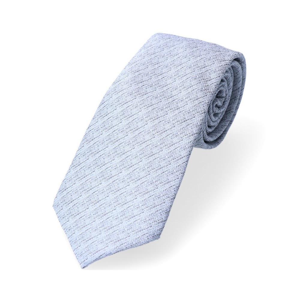 krawat szary klasyczny strukturalny