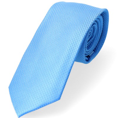 krawat błękit gładki
