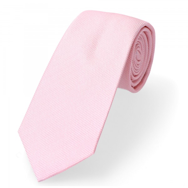 krawat klasyczny różowy