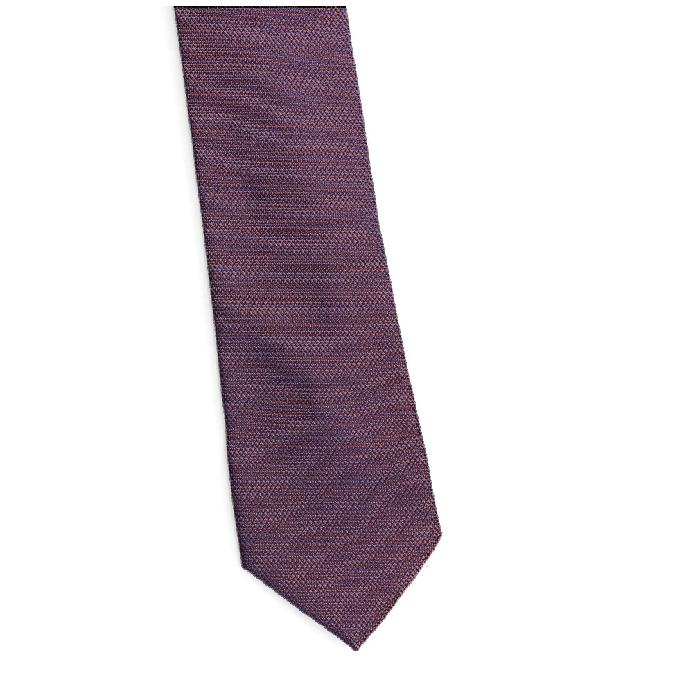Krawat Szeroki-brązowy-mikrowzór