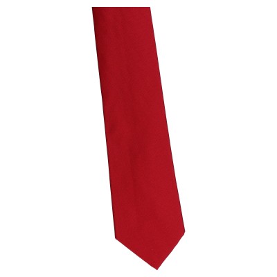 krawat szeroki czerwony mikrowzór