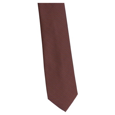 krawat szeroki brązowy -...