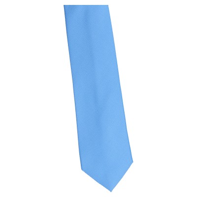 krawat szeroki błękitny  -...