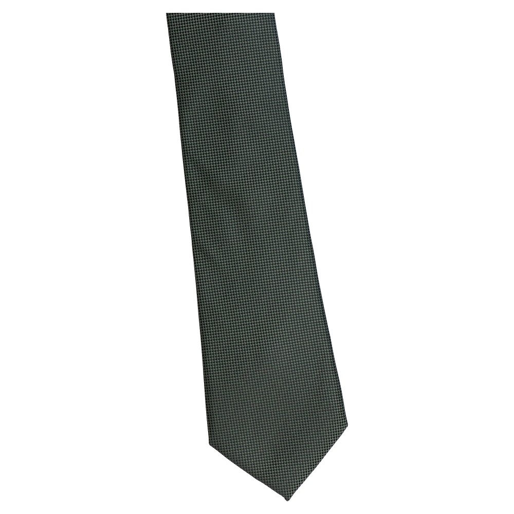 krawat szeroki ciemny zielony -...