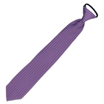 Krawat dziecięcy fioletowy w kosteczki