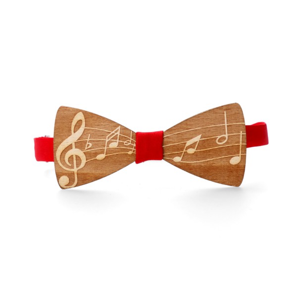 mucha drewniana nuty klucz wiolinowy dla muzyka