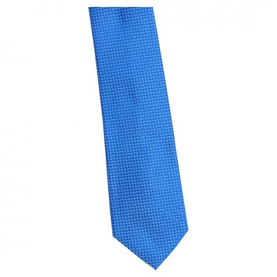 Krawat Szeroki Niebieski W...