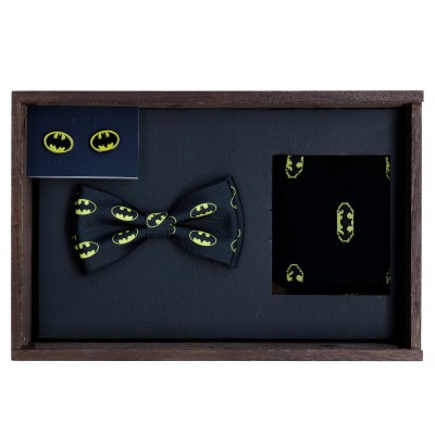 Zestaw Prezentowy - Batman W Eleganckim Drewnianym Pudełku