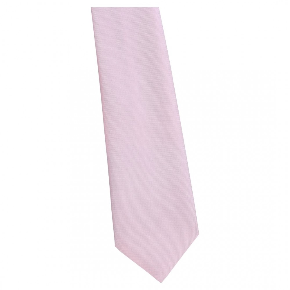 Krawat Damski Gładki Różowy