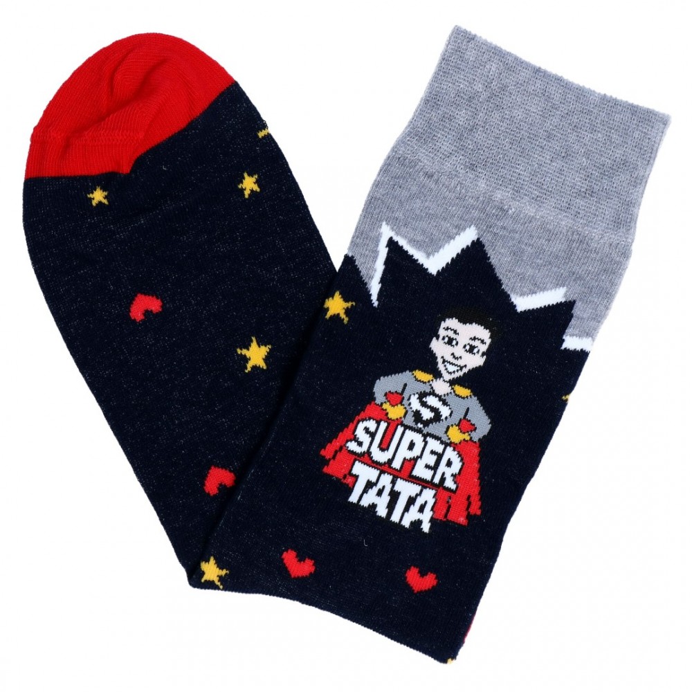 Skarpety Granatowe Super Tata